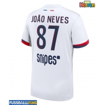Paris Saint-Germain Joao Neves #87 Auswärtstrikot 2025-26 Kurzarm